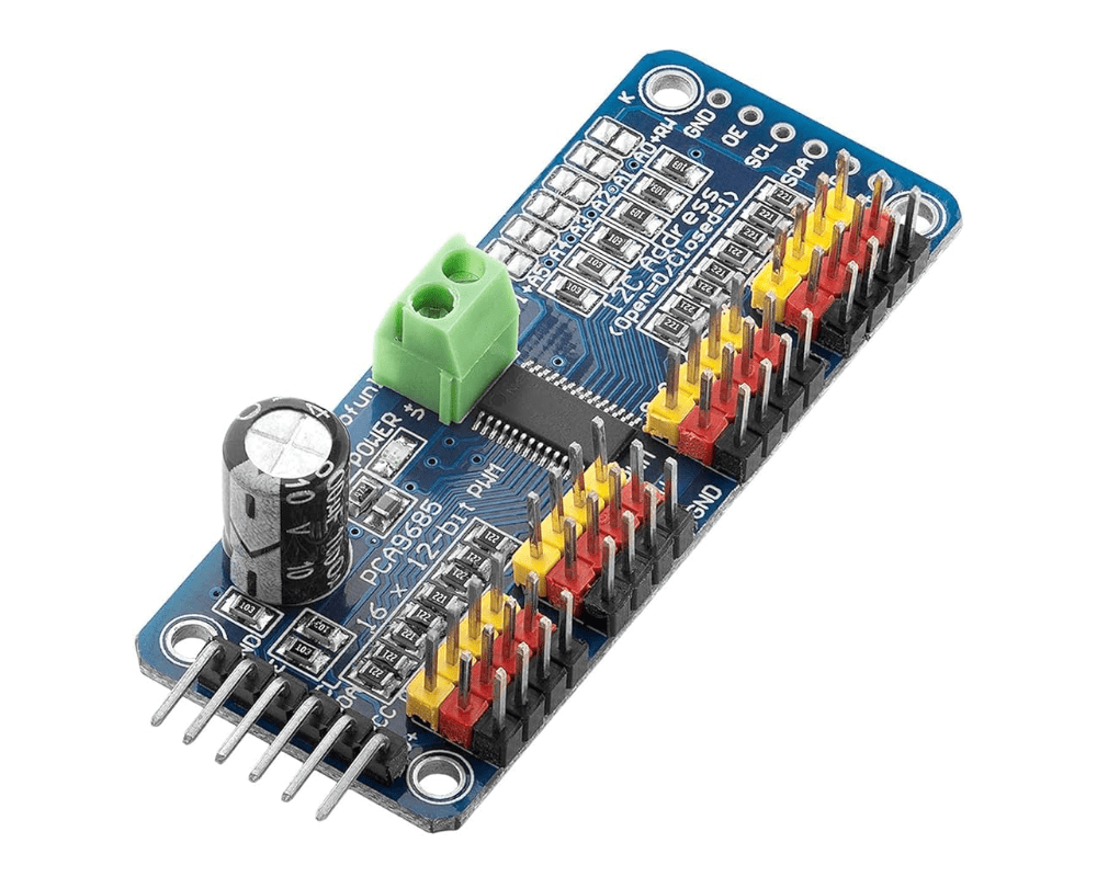 Driver para motores PCA9685 I2C de 16 Canales 12-bit PWM