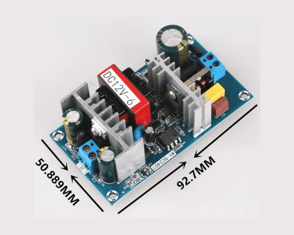 Fuente de AC-DC 110-240V AC a 12V 6A 70W DC