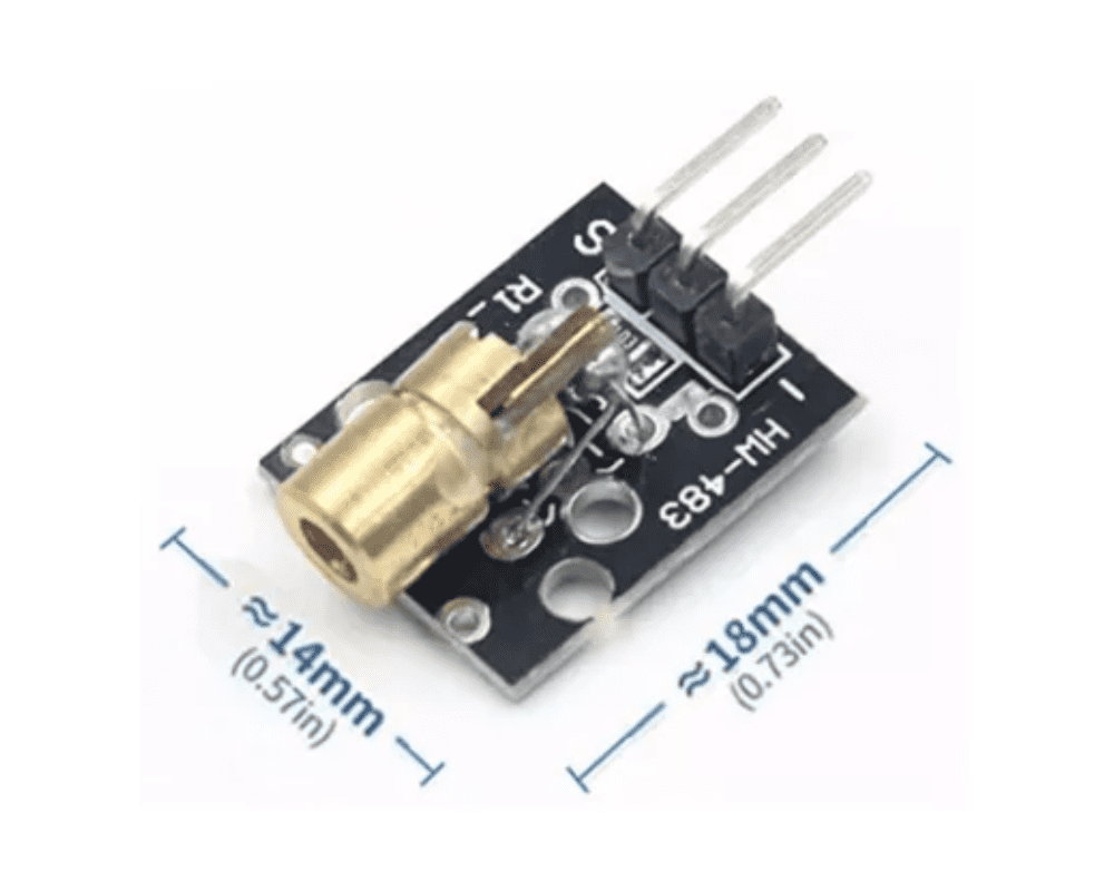 KY-008 Módulo sensor laser 650nm