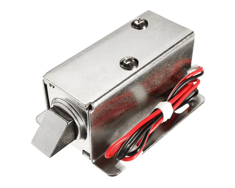 Cerradura eléctrica con solenoide 12VCD 55*28*30mm