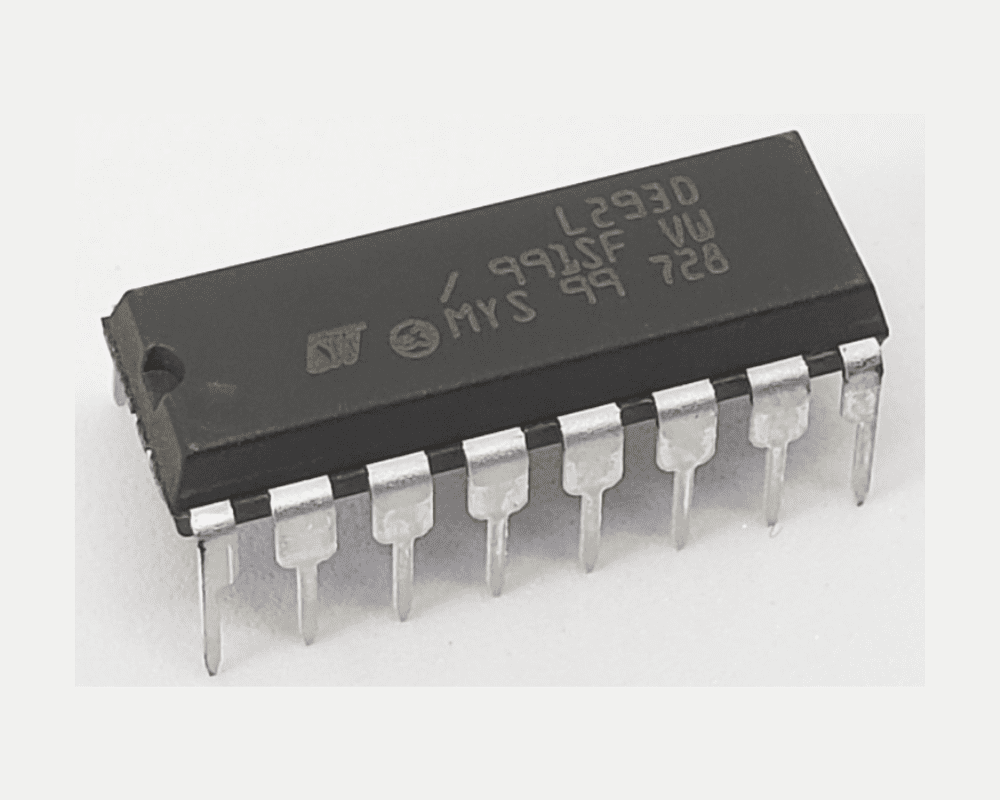 Chip driver para motor L293D