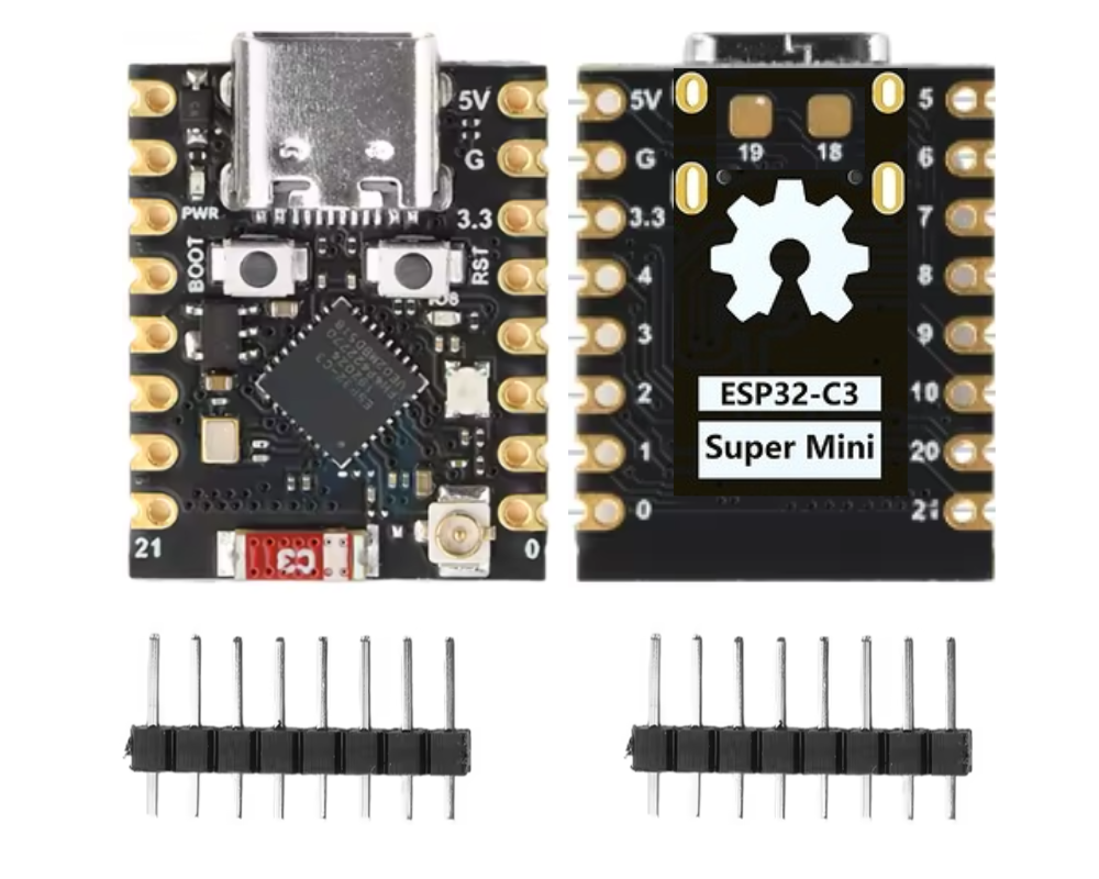 ESP32 C3 Super Mini Plus con puerto IPEX y led RGB