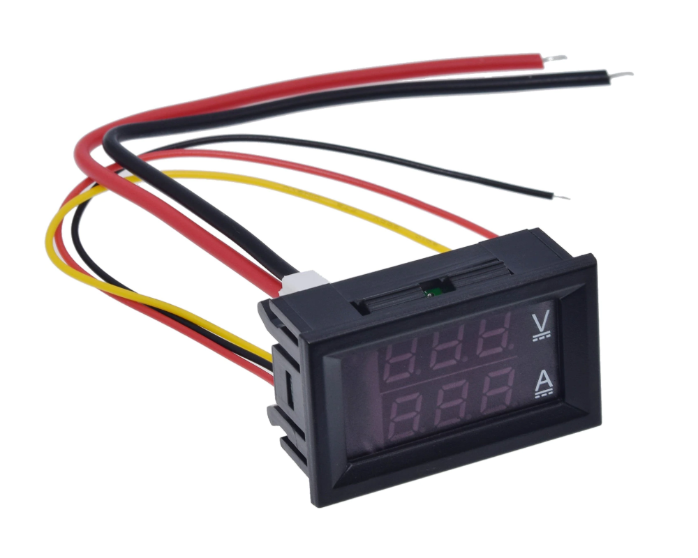 Mini Voltímetro Amperímetro Digital 0-100V 10A 0.28"