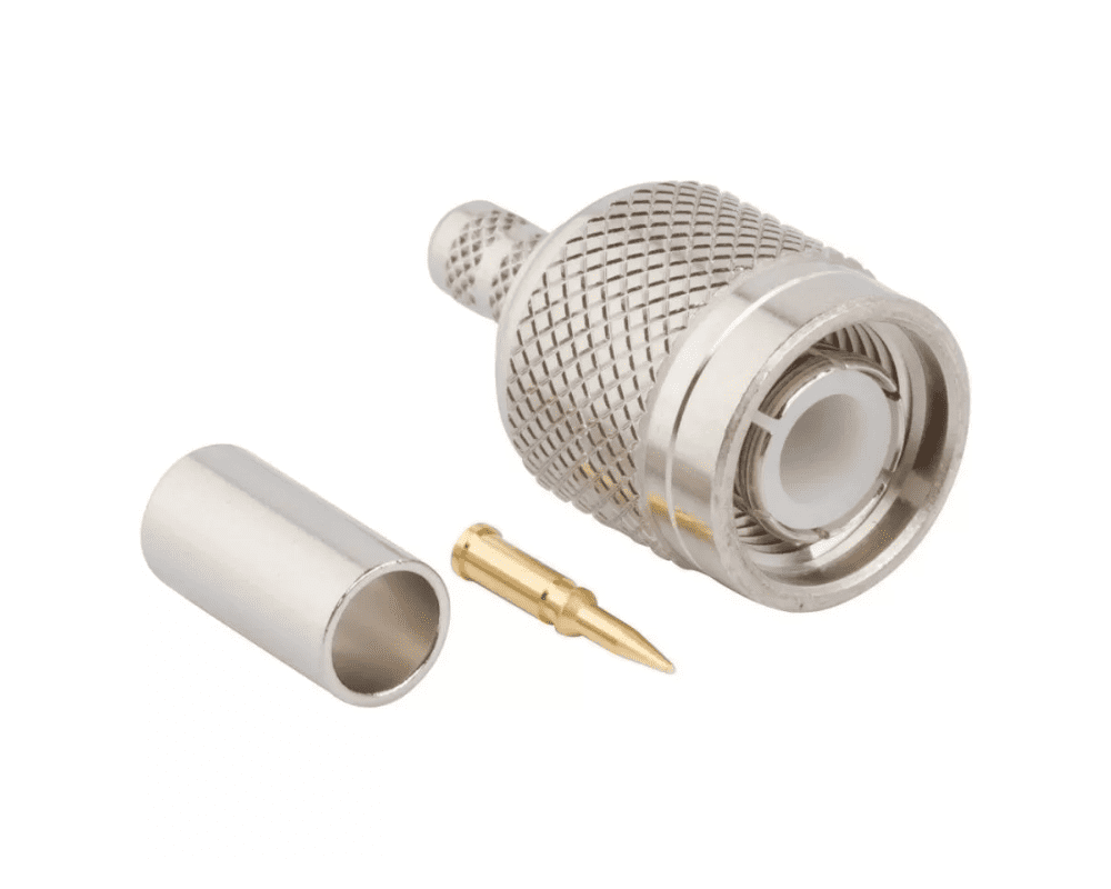 Conector Coaxial RP-TNC Macho A RG58, RG142, RG400 Y LMR195 81-196-RFX