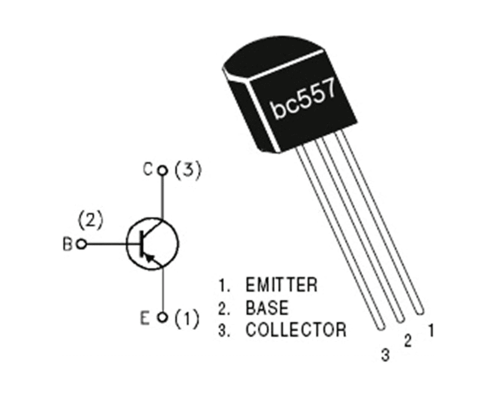 Transistor PNP BC557